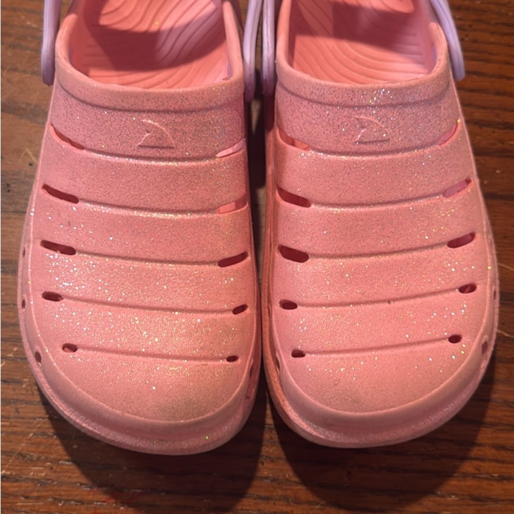 Glittery Pink Kids Sandals
